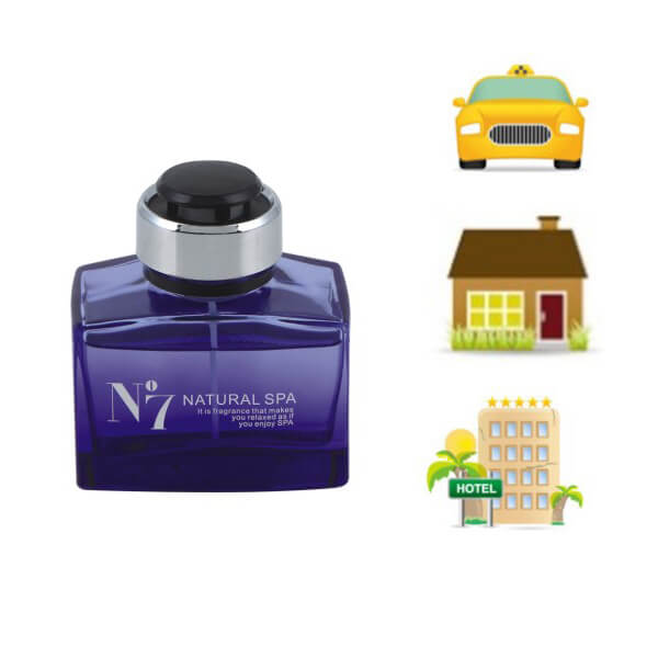 glass bottle liquid car perfume