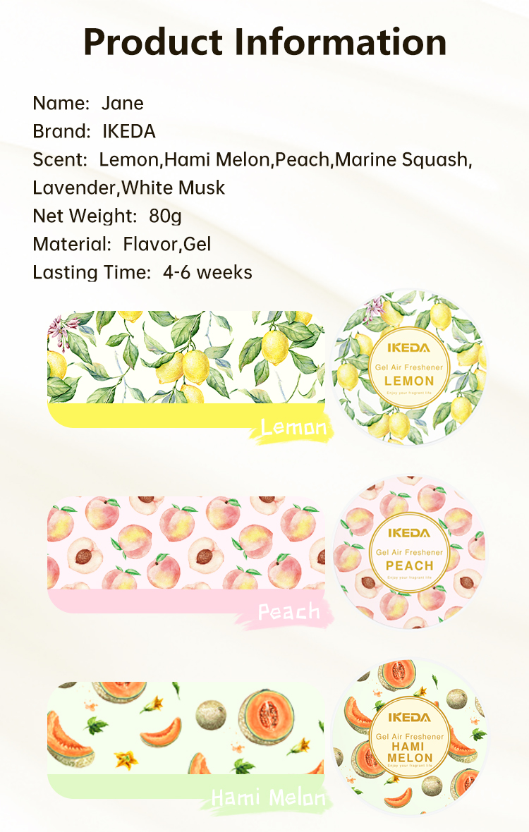 Wholesale gel-based car air freshener for automotive vent mounting.