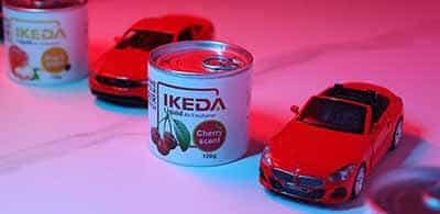 ikeda brand liquid car air freshener with car model