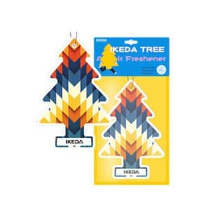 IKEDA brand Leaves shape paper car air freshener