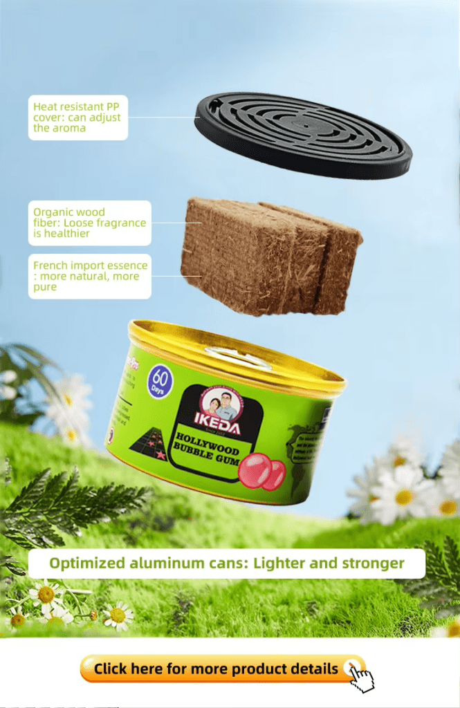 Wholesale fiber can car air freshener manufacturer