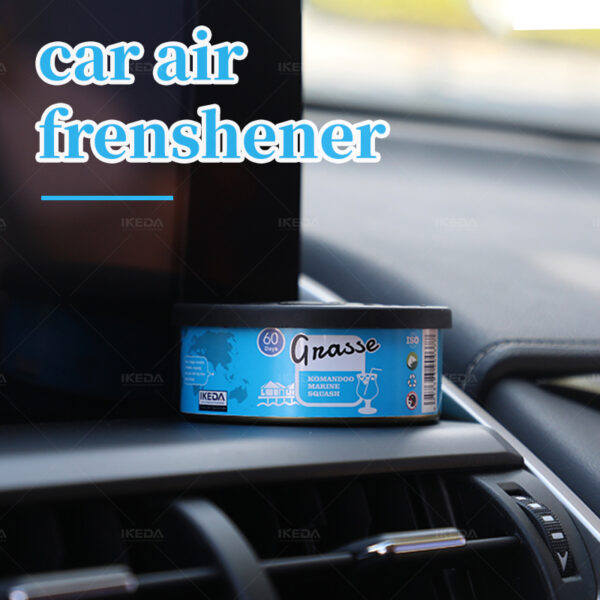 Premium Wooden Car Freshener – Solid Scent Can for Long-Lasting Freshness