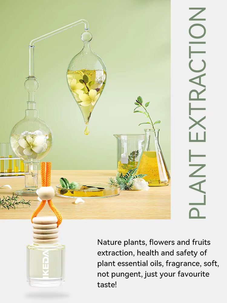 Customizable liquid car vent clip air freshener for OEM partners.