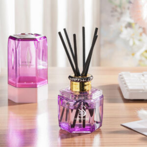 100ml Luxury Reed Diffuser Set - Home Fragrance Oil Gift with Reeds & Wood Cover