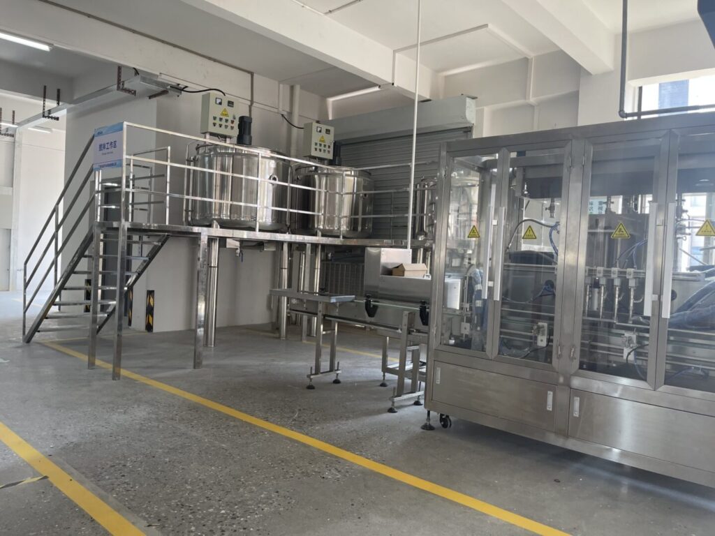 Car fragrance factory overview with large-scale production capacity