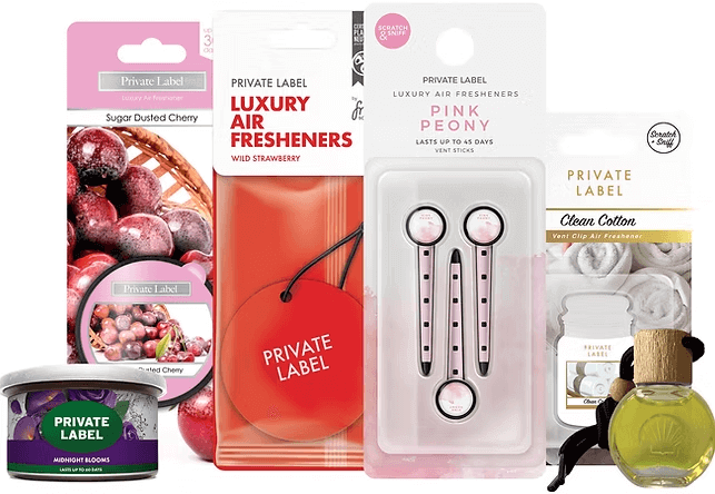 OEM and private label car air freshener manufacturing