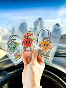 luxury car interior with premium fragrance atmosphere